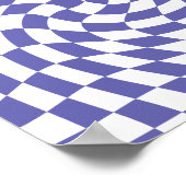 Verkeerde Controles Retro Psychedelic Poster (Hoek)