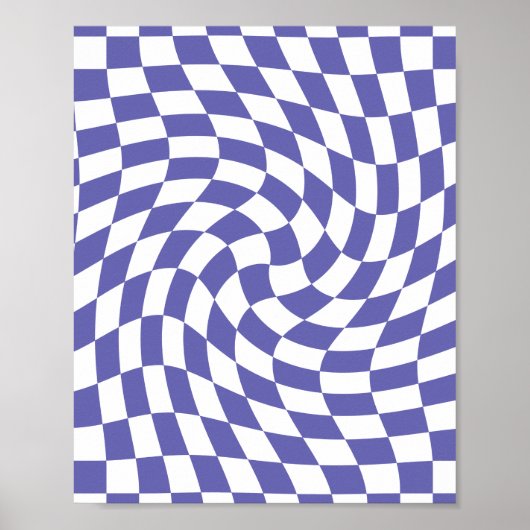 Verkeerde Controles Retro Psychedelic Poster (Voorkant)