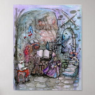 Verkeerde curse - Afdrukken Poster