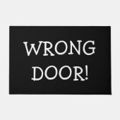 Verkeerde deur! deurmat (Voorkant)