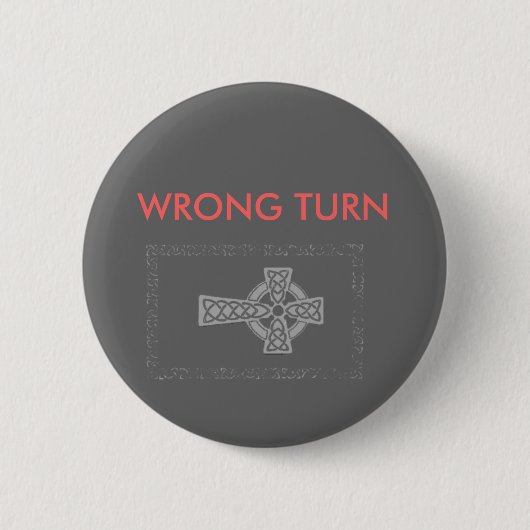Verkeerde draai bij knop Albequerque Ronde Button 5,7 Cm (Voorkant)