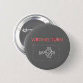 Verkeerde draai bij knop Albequerque Ronde Button 5,7 Cm (Voorkant /achterkant)