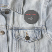 Verkeerde draai bij knop Albequerque Ronde Button 5,7 Cm (In situ)