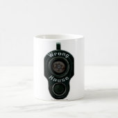 Verkeerde huis - Pistolen loop 2e wijziging mok (Center)