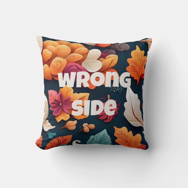 Verkeerde kant decoratieve Herfst Kussen (Voorkant)