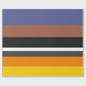 Verkeerde kleuren Vertrouwde horizontale rechthoek Cadeaupapier (Vlak)