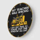 Verkeerde leraar: Betaald om raam te staren Grote Klok (Hoek)