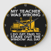 Verkeerde leraar: Betaald om raam te staren Grote Klok (Voorkant)