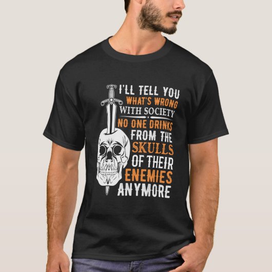 Verkeerde Maatschappij Niemand Drinkt Uit De Sched T-shirt (Voorkant)