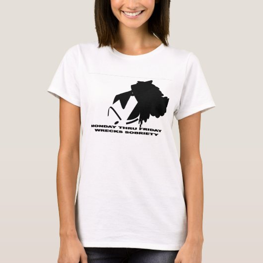 Verkeerde sobrij t-shirt (Voorkant)