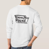verkeerde weg t-shirt (Achterkant)