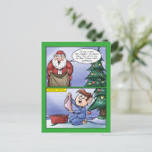 Verkeerde zak kerstmis Kaart (Staand voorkant)