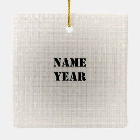 Verkeersbedieningspaneel kerstversiering keramisch ornament (Achterkant)