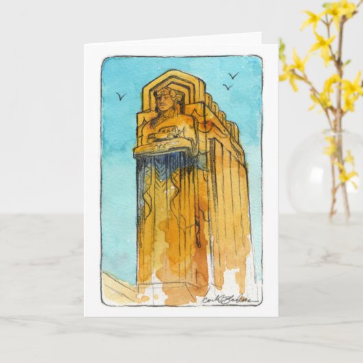 Verkeersbeschermer Vouwkaart Kaart (Gele Bloem)