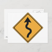 verkeersbord briefkaart (Voorkant / Achterkant)