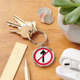 verkeersbord Geen binnenkomst | Premium-Sleutelhan Sleutelhanger