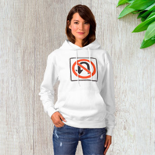 Verkeersbord 'Geen U-bocht' Wegsymbool Hoodie