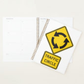 Verkeersbord Gele Ruit Rond punt Bord Planner (Display)