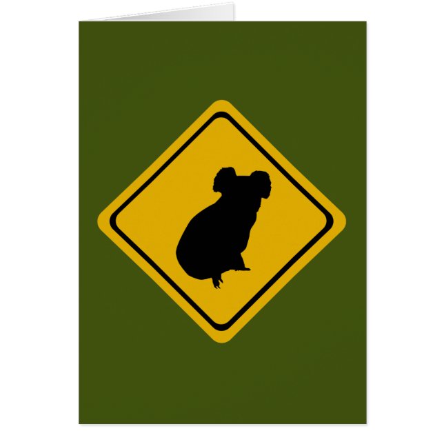 verkeersbord koala (Voorkant)