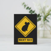 verkeersbord koala briefkaart (Staand voorkant)