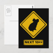 verkeersbord koala briefkaart (Voorkant / Achterkant)