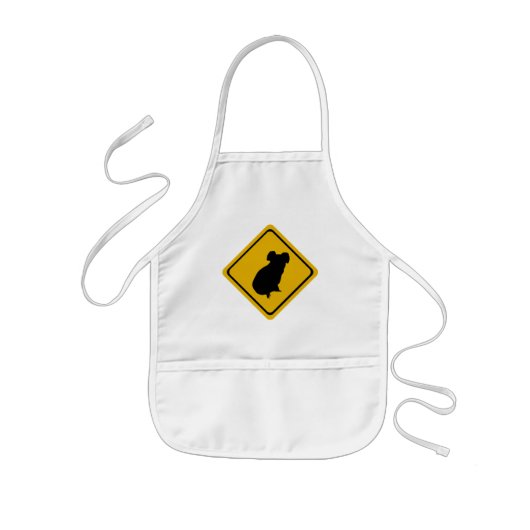 verkeersbord koala kinder schort (Voorkant)