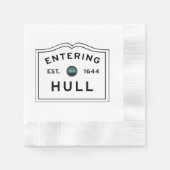  verkeersbord Massachusett - Hull Servet (Voorkant)