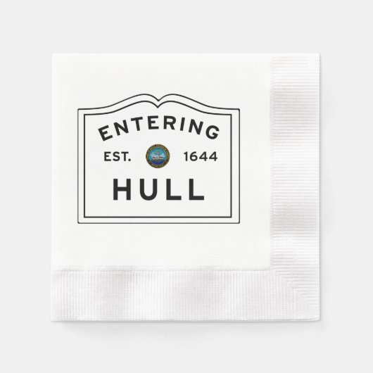  verkeersbord Massachusett - Hull Servet (Voorkant)