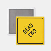 verkeersbord voor het einde magneet (Voorkant / Achterkant)