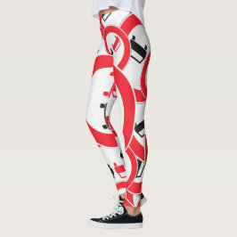 VERKEERSBORDEN NIET VOORBIJ LEGGINGS