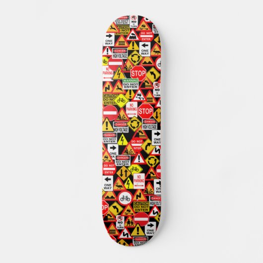 Verkeersborden skateboard (Voorkant)