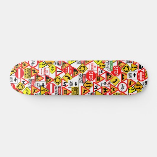 Verkeersborden skateboard (Horizontaal)