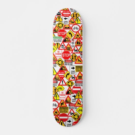 Verkeersborden skateboard (Voorkant)