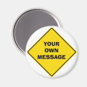 verkeersbordmagneet magneet (Voorkant / Achterkant)