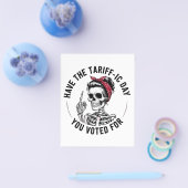 Verkeersdag waarop je op Trump hebt gestemd Flyer (Enkel)