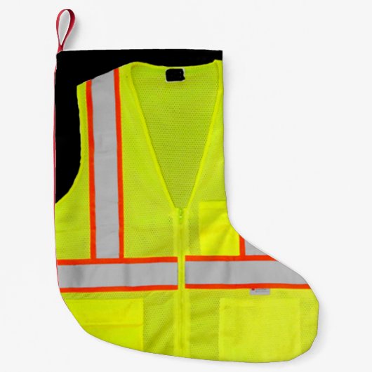 Verkeersdirecteur Veiligheid Vest Kerstmis stoppen Kleine Kerstsok (Voorkant)