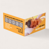 Verkeersende massage, massagetherapie Parlor Loyal Visitekaartje (Buitenkant)