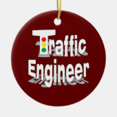 Verkeersengineeringlampjes Keramisch Ornament (Voorkant)