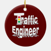 Verkeersengineeringlampjes Keramisch Ornament (Achterkant)