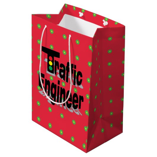 Verkeersengineeringlampjes Medium Cadeauzakje (Achterkant Gekanteld)