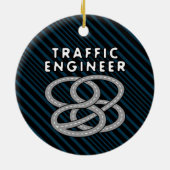 Verkeersengineeringsnelweg Keramisch Ornament (Achterkant)