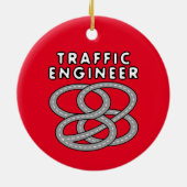 Verkeersengineeringsnelweg Keramisch Ornament (Achterkant)