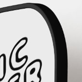 Verkeersengineeringsnelweg Pickleball Paddle (Links Detail)