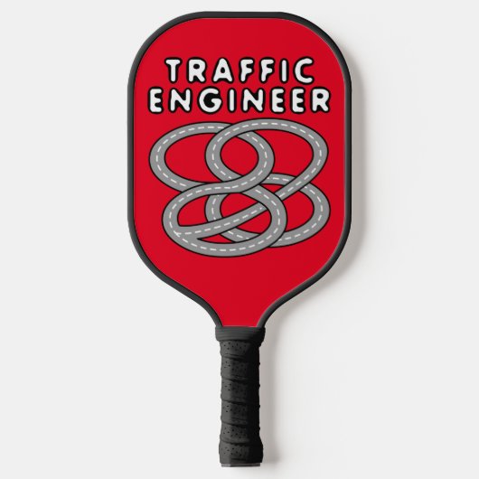 Verkeersengineeringsnelweg Pickleball Paddle (Voorkant)