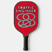 Verkeersengineeringsnelweg Pickleball Paddle (Achterkant)