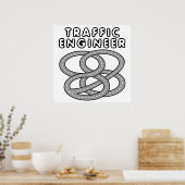 Verkeersengineeringsnelweg Poster (Keuken)