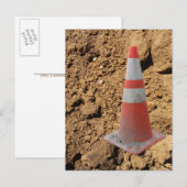 Verkeerskegel, Bouw Vuilstapel Briefkaart (Voorkant / Achterkant)