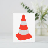 Verkeerskegel Briefkaart (Staand voorkant)