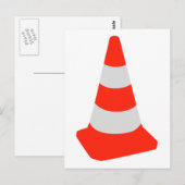 Verkeerskegel Briefkaart (Voorkant / Achterkant)