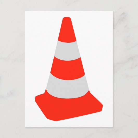 Verkeerskegel Briefkaart (Voorkant)
